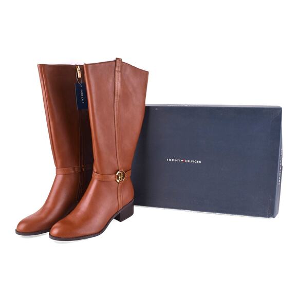 Tommy Hilfiger Brown Ankle Boots - Picture 2 of 8